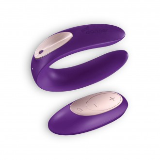 VIBRADOR PARA PAREJAS PARTNER PLUS REMOTE CON MANDO Y CARGADOR USB