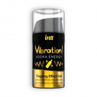 GEL CON VIBRAZIONE VIBRAZIONE VODKA INTT 15 ML