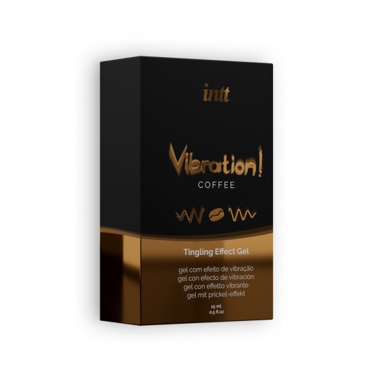 GEL COM VIBRAÇÃO VIBRATION CAFÉ INTT 15 ML