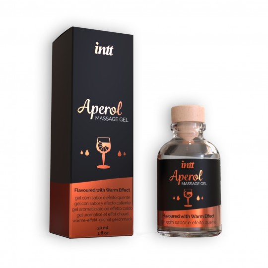 GEL DE MASSAGEM COM SABOR A APEROL INTT 30 ML