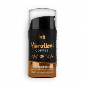 GEL CON VIBRAZIONE VIBRAZIONE CAFFÈ INTT 15 ML