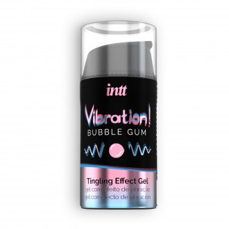 GEL CON VIBRACIÓN VIBRATION CHICLE INTT 15 ML