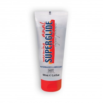 WARMING ANAL SUPERGLIDE WATERBASED LUBRICANT HOT™ 100ML