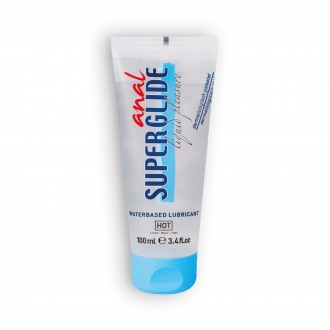 LUBRICANTE BASE ACUOSA HOT™ ANAL SUPERGLIDE 100ML
