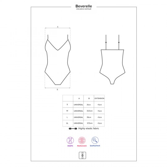 TRAJE DE BAÑO BEVERELLE OBSESSIVE NEGRO