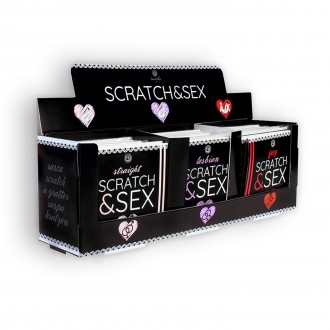 EXPOSITOR RASCA Y GANA SCRATCH & SEX SECRET PLAY