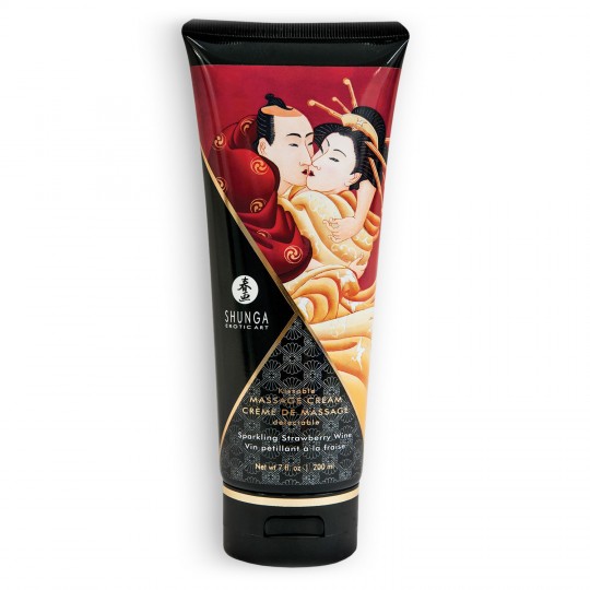 CREME DE MASSAGEM SHUNGA ESPUMANTE DE MORANGO