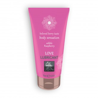 LUBRICANTE BESABLE LOVE BERRY TASTE CON SABOR DE FRAMBUESA SHIATSU 75ML