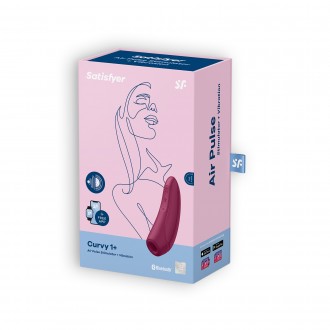 SATISFYER CURVY 1+ WITH APP RED