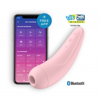 SATISFYER CURVY 2+ WITH APP PINK