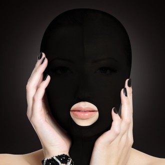 MASCHERA NERA MASCHERA DI PRESENTAZIONE