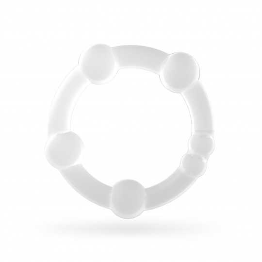 CONJUNTO DE ANILLOS DE PENE TRIPLE BEAD TRANSPARENTES CRUSHIOUS