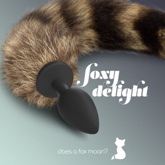 PLUG ANAL CON COLA FOXY DELIGHT SILICONA CRUSHIOUS