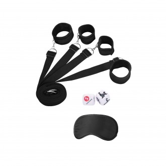 OUCH! UNDER THE BED BINDING RESTRAINT KIT BLACK