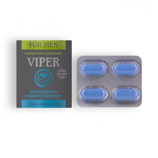 VIPER STIMULATING CAPS FOR MEN 4 CAPS