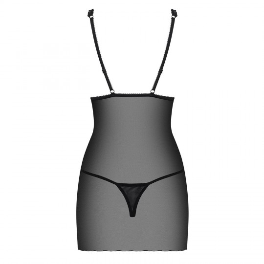 PICARDÍA Y TANGA LUCITA OBSESSIVE NEGRA