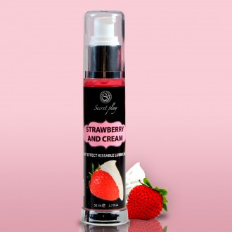 FRAGOLA AROMATIZZATO EFFETTO TERMICO LUBRIFICANTE CON CREMA 50 ML SECRET PLAY