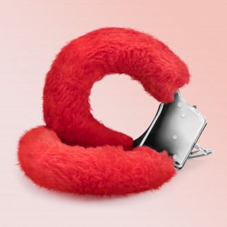 ESPOSAS DE FELPA LOVE CUFFS CRUSHIOUS ROJAS