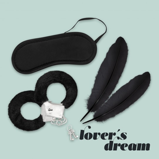 KIT DE ESCLAVITUD LOVER&#039;S DREAM CRUSHIOUS NEGRO