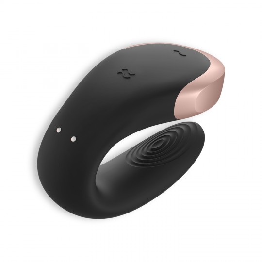 VIBRADOR DOUBLE LOVE COM APP SATISFYER PRETO