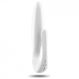EXCLUSIVE OVO PACK J2 RECHARGEABLE VIBRATOR WHITE WITH FREE TESTER AND CRUSHIOUS WATERBASED LUBRICANT 250ML