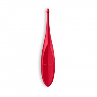 VIBRADOR TWIRLING FUN SATISFYER ROJO