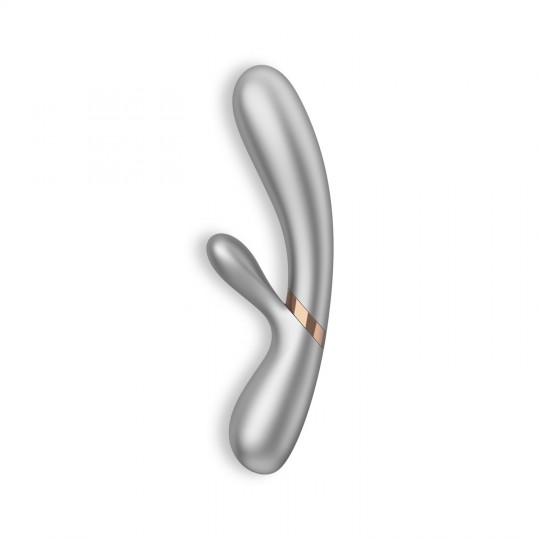 SATISFYER HOT LOVER VIBRATOR SILVER
