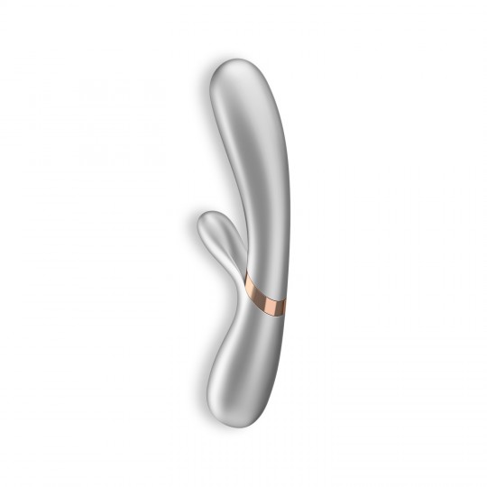 SATISFYER HOT LOVER VIBRATOR SILVER
