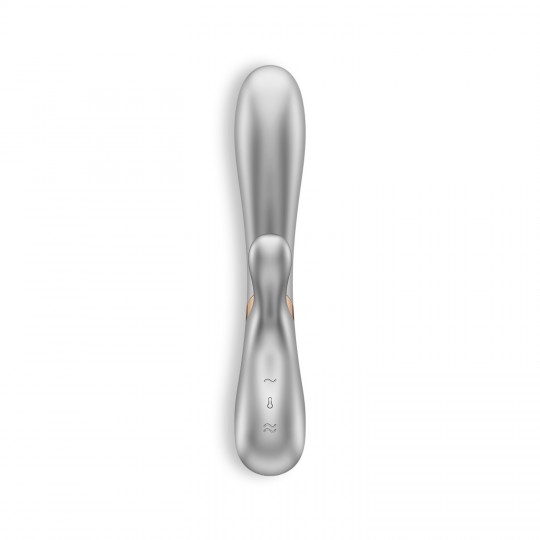 SATISFYER HOT LOVER VIBRATOR SILVER