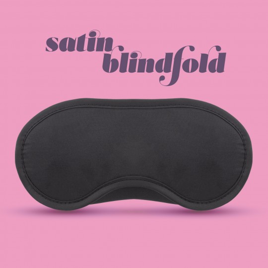PACK OF 30 SATIN BLINDFOLD CRUSHIOUS BLACK