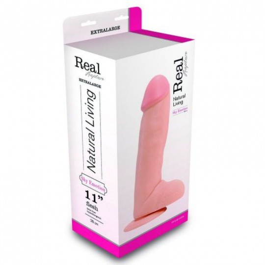 DILDO REALÍSTICO REAL RAPTURE SKY EMOTION 11&#039;&#039; BRANCO