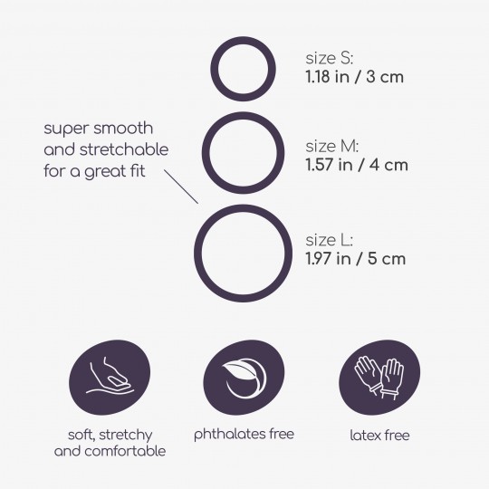 НАБОР СИЛИКОНОВЫХ КОЛЕЦ ДЛЯ ПЕНИСА CRUSHIOUS DALTONS