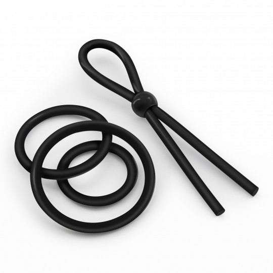 DALTON ANELLI IN SILICONE SET PER CRUSHIOUS PENE