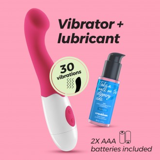 VIBRATORE TROLLIE CON LUBRIFICANTE A BASE D'ACQUA INCLUSO CRUSHIOUS