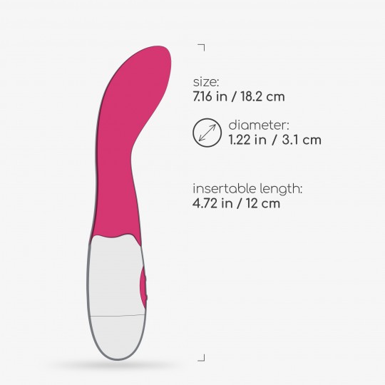 VIBRADOR TWIGLIE CON LUBRICANTE DE BASE AGUA INCLUIDO CRUSHIOUS