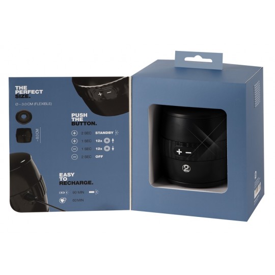 MASTURBADOR VIBRATORIO RECARGABLE DONUT MASTURBATOR