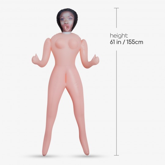 ALICIA IL BOUNTY HUNT MULATTO CRUSHIOUS INFLATABLE BAMBOLA