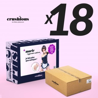 PACK OF 18 CRUSHIOUS MARIE L'APPRENTIE SOUBRETTE INFLATABLE DOLL WITH STROKER