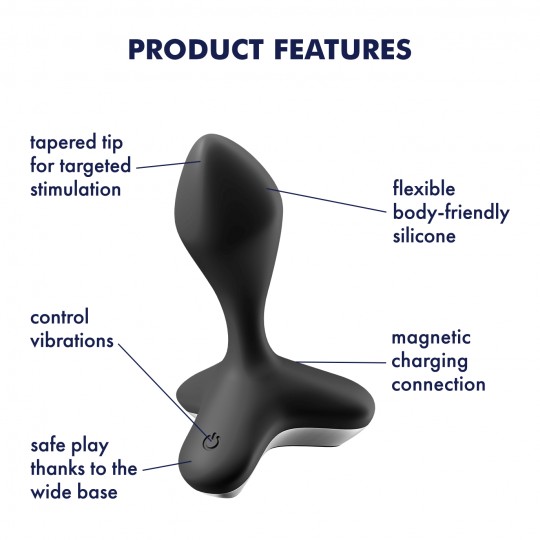 DILDO ANALE GAME CHANGER SATISFYER NERO