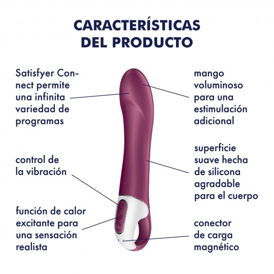 VIBRADOR BIG HEAT CON APP SATISFYER