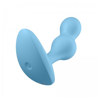 SATISFYER DEEP DIVER ANAL VIBRATOR WITH APP BLUE