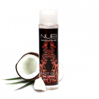 ACEITE DE MASAJE CON EFECTO CALOR COCO HOT OIL NUEI 100ML