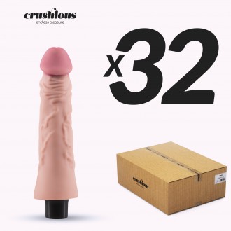 PACK DE 32 VIBRADOR REALISTA GUIDO CRUSHIOUS