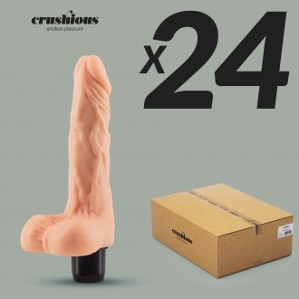 PAQUET DE 24 VIBROMASSEUR RÉALISTE TORMENTOR CRUSHIOUS