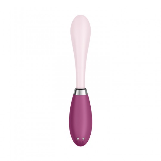 SATISFYER G-SPOT FLEX 3 VIBRATOR BURGUNDY