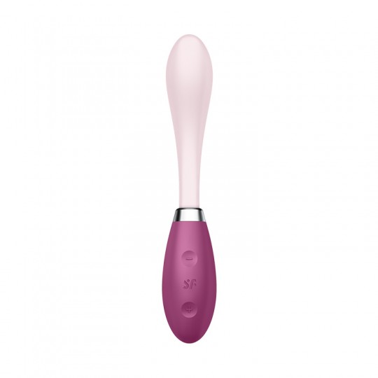 SATISFYER G-SPOT FLEX 3 VIBRATOR BURGUNDY
