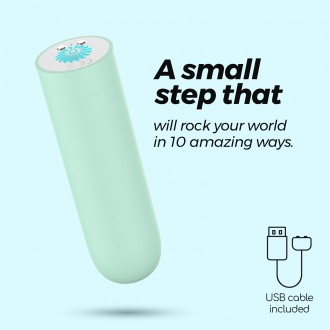 ВИБРОПУЛЯ QUACKERS USB RECHARGEABLE MINT GREEN CRUSHIOUS