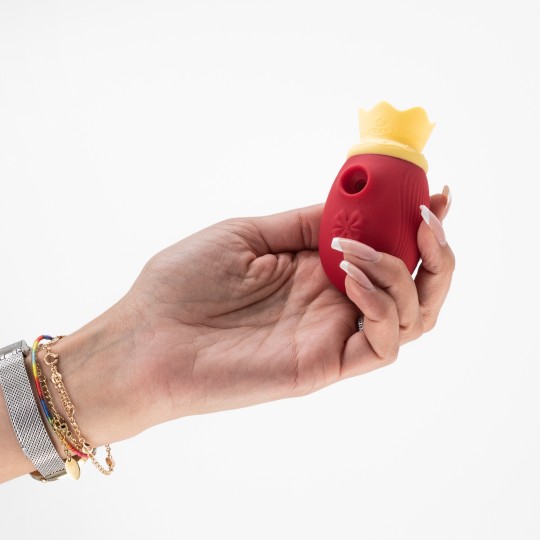 STIMOLATORE CLITORIDEO MONARCH CRUSHIOUS ROSSO