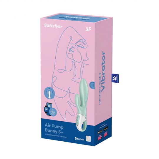VIBRATORE GONFIABILE AIR PUMPO BUNNY 5 SATISFYER