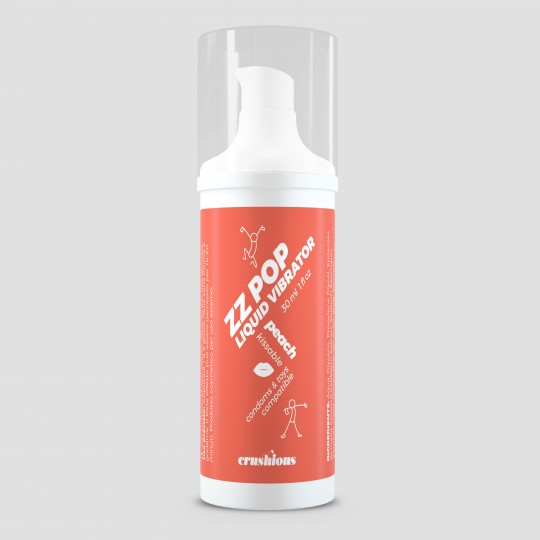 CRUSHIOUS ZZ POP LIQUID VIBRATOR PEACH AROMA 30ML